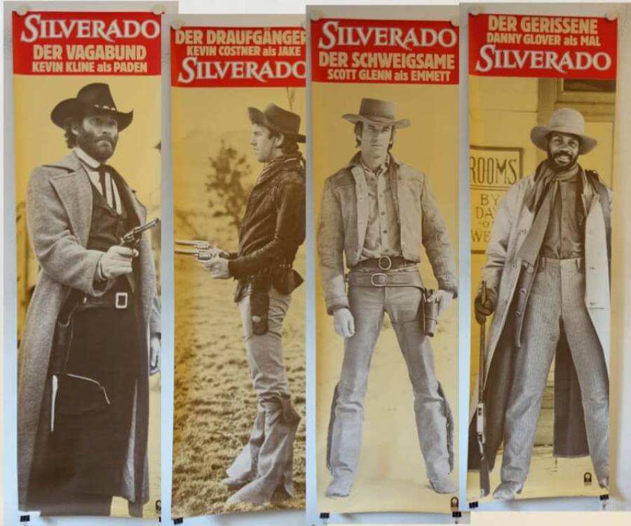 Silverado original release german movie posters (4)
